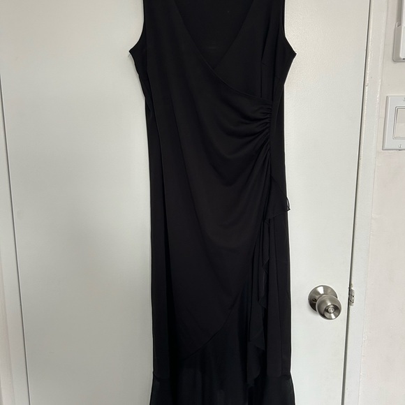 Y2K Le Chateau Black Dress Black - Picture 2 of 5